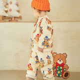 Hello Winter Bear Bump Top and Bottom Set