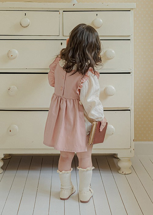 Leboni Apron One Piece_Pink