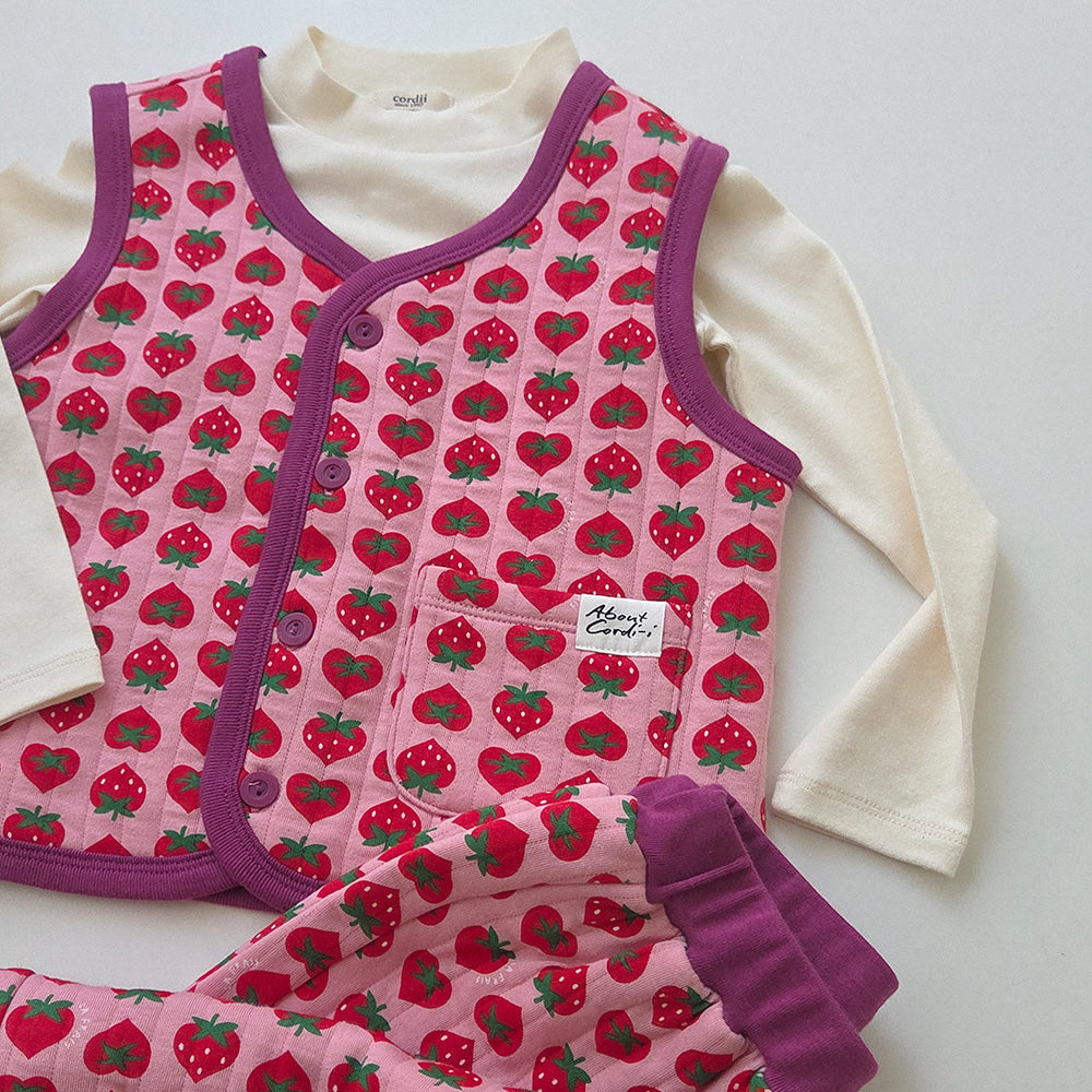 Berry Garden Vest Set_CM001