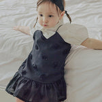 Tie short-sleeve blouse