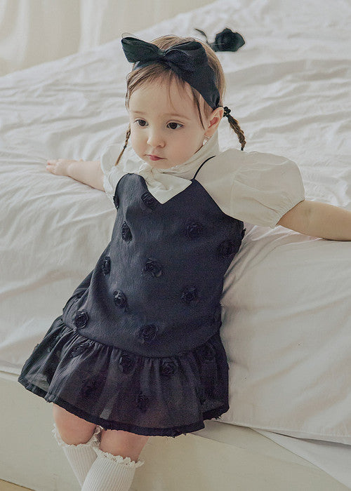 Tie short-sleeve blouse