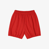 Cotton modal sleeveless loungewear red