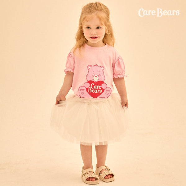 [Care Bear] Love Arat Bear Pink Heart T-shirt