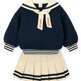 [Pimpollo] School skirt upper and lower suit (2 colors)