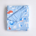 3°C) Super Extreme Cool PCM Nap Blanket 100*150 Sunny Days Blue_CZ0226025