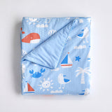 3°C) Super Extreme Cool PCM Nap Blanket 100*150 Sunny Days Blue_CZ0226025
