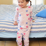 Twin heart jacquard (24SS) indoor wear set