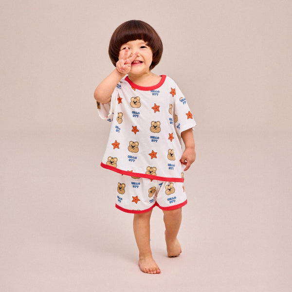 Cozy Summer IndoorSet- Bear White