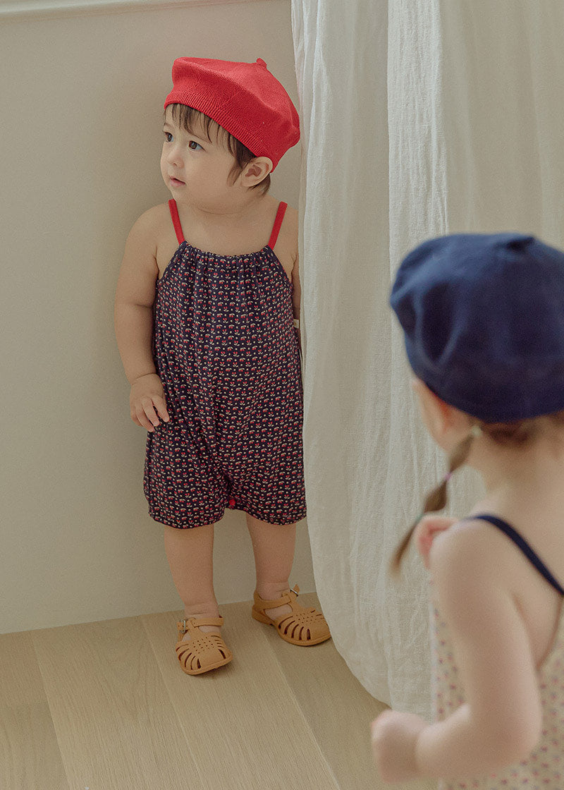Popin Suspender Pants_Navy