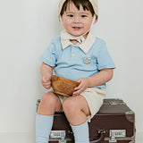 ROLLING KNEE SOCKS Blue