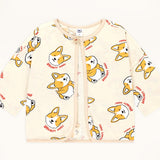 可愛的狗狗開襟衫