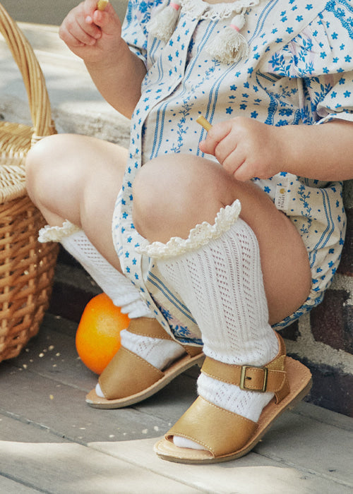 MILK TEA KNEE SOCKS