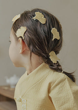 Ginkgo leaf hairpin