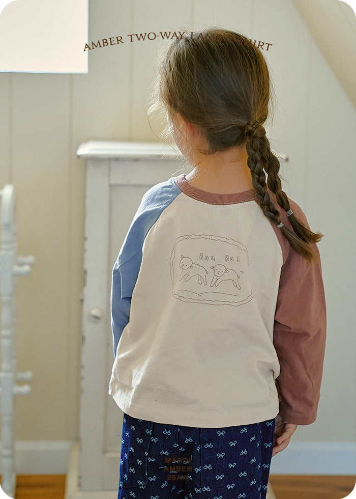 Amber Two-Way Baby Lamb T-Shirt