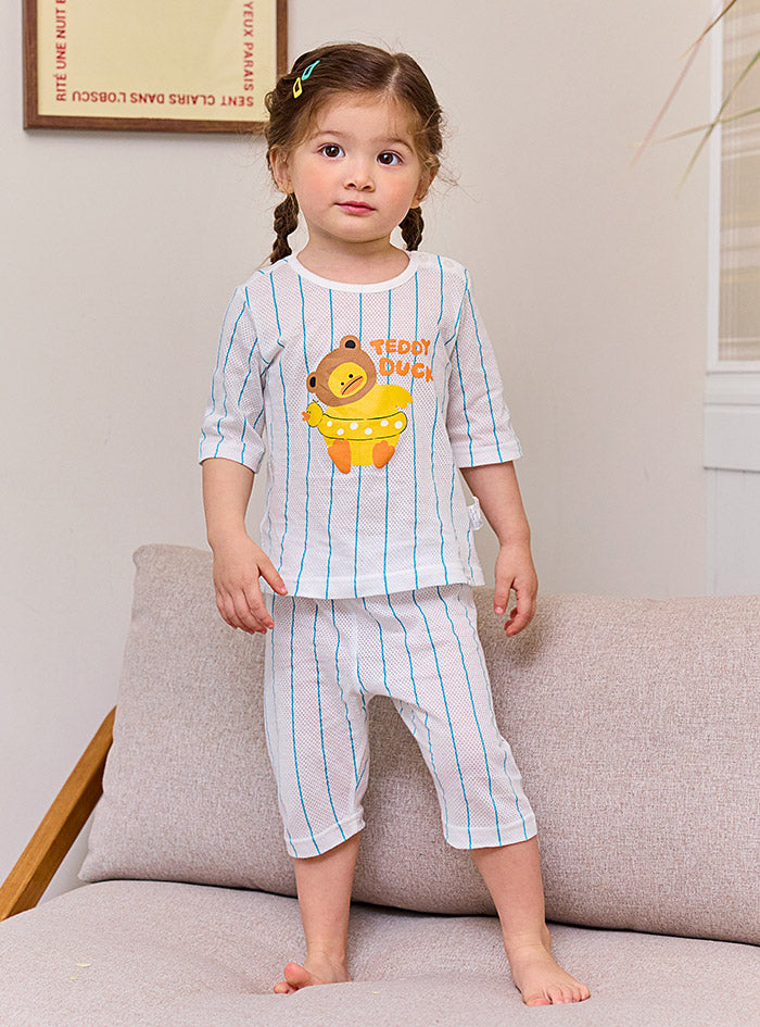 Teddy Duck Mid Sleeve (24SS) Mesh Indoor Set