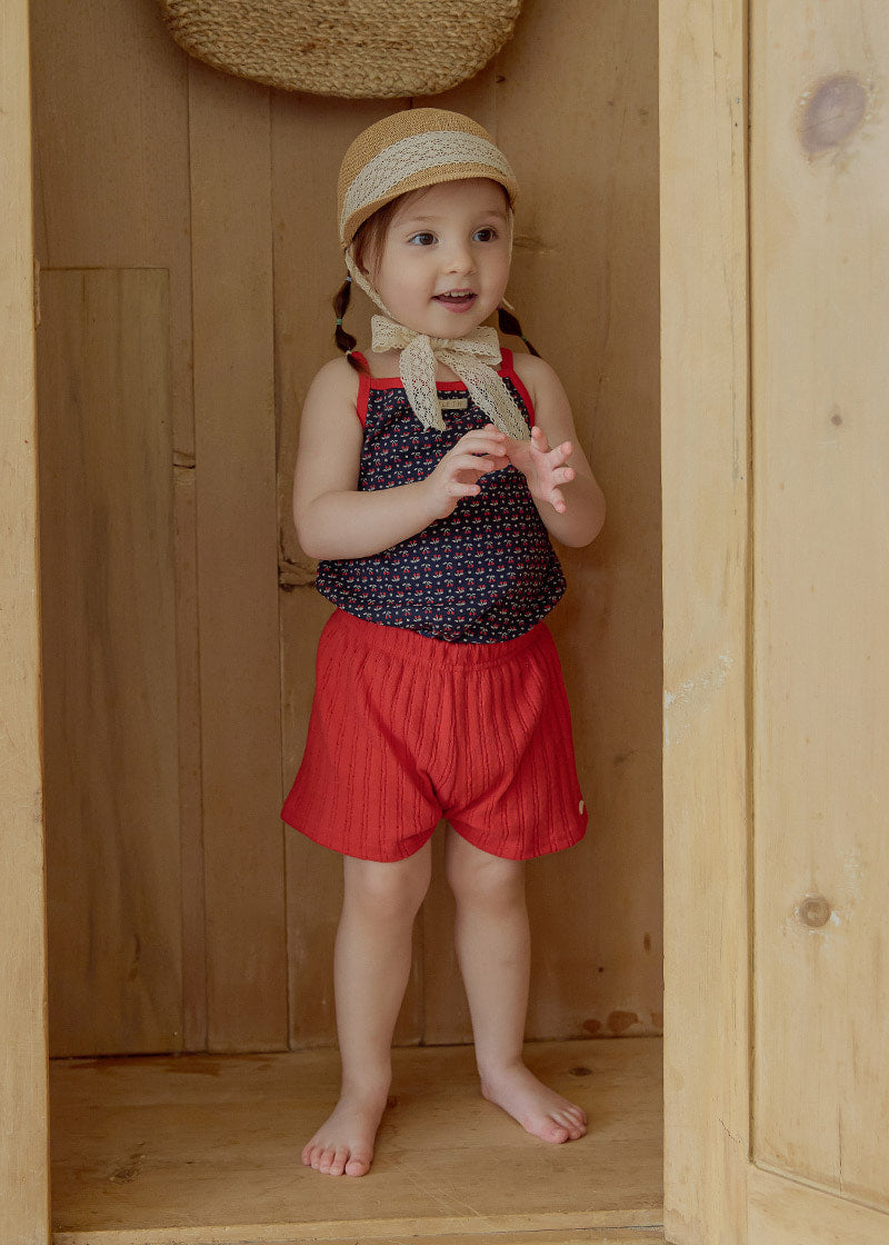 Popin Sleeveless T-shirt_Navy