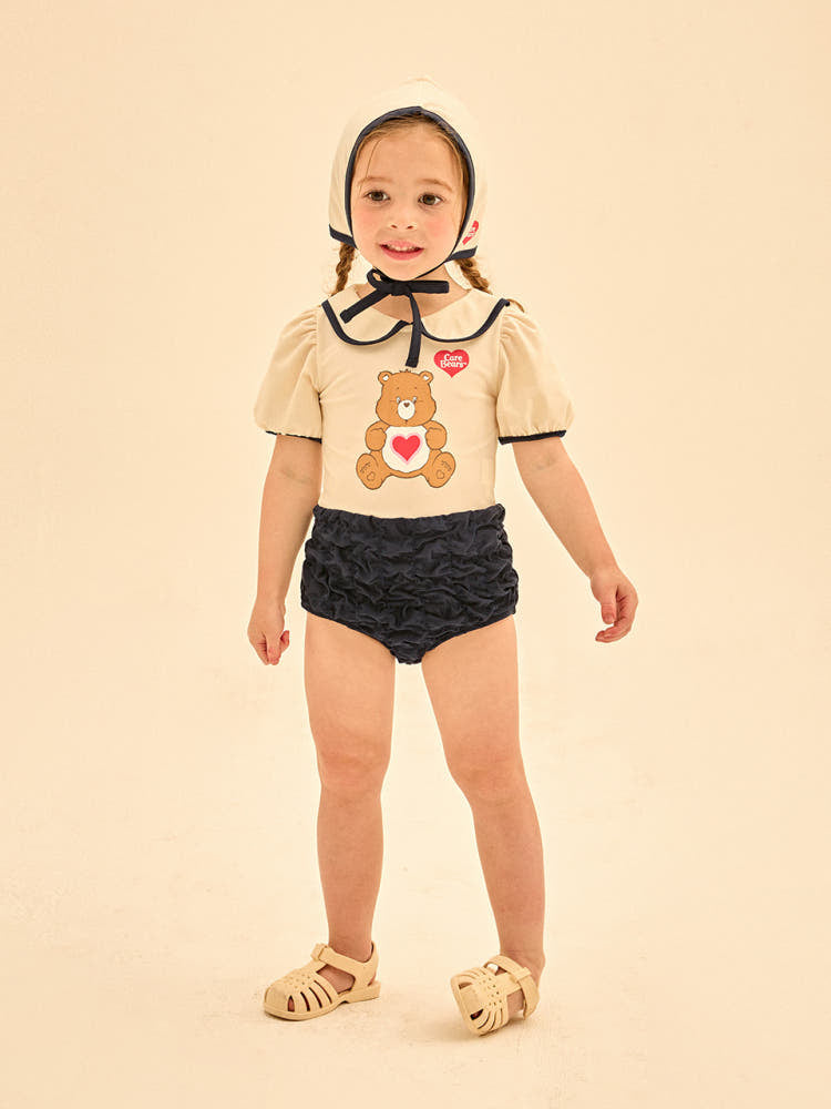 [Care Bear] Tenderheart Bear Sailor One Piece Swimsuit (Swimmer Set)