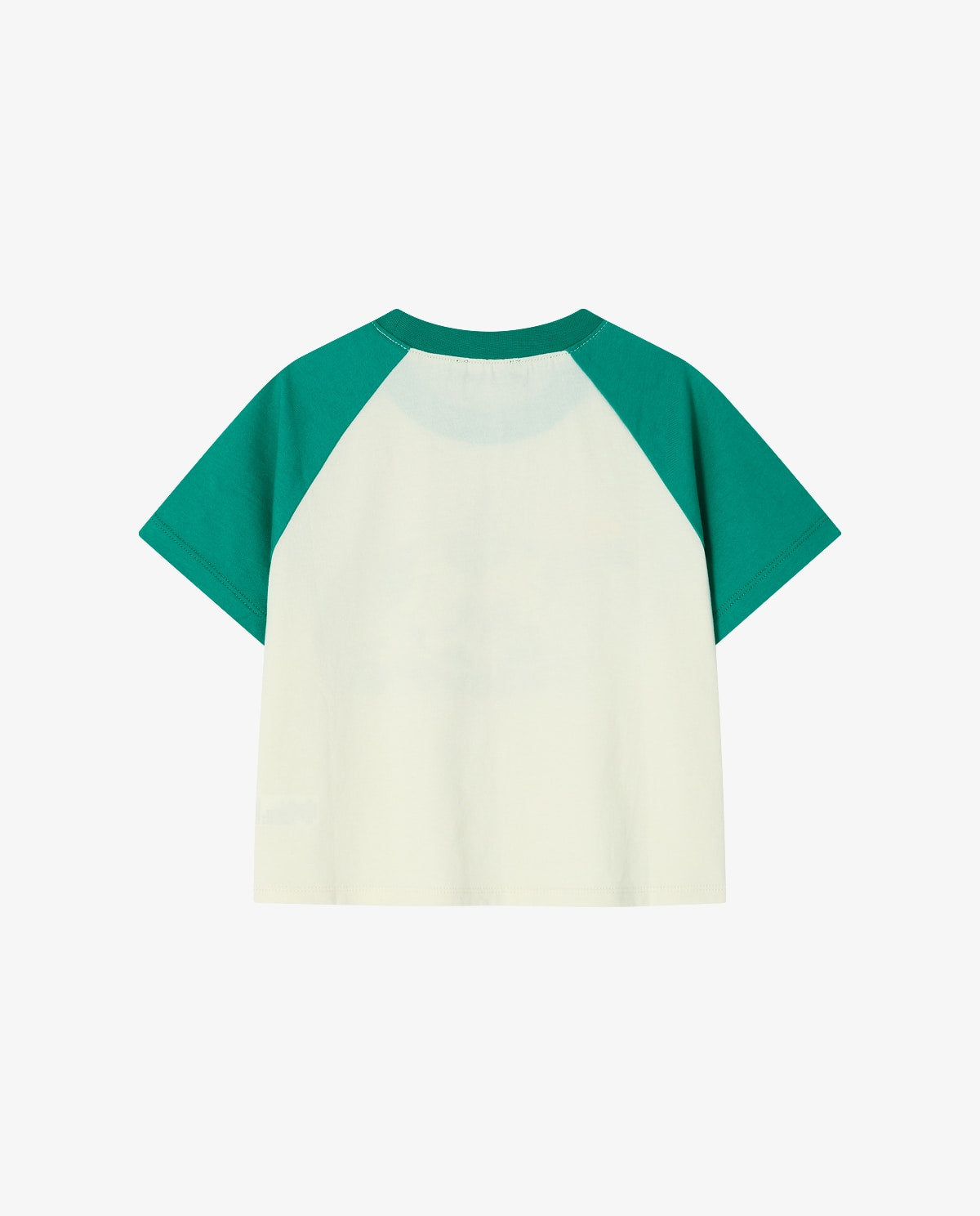Single raglan t-shirt in ivory