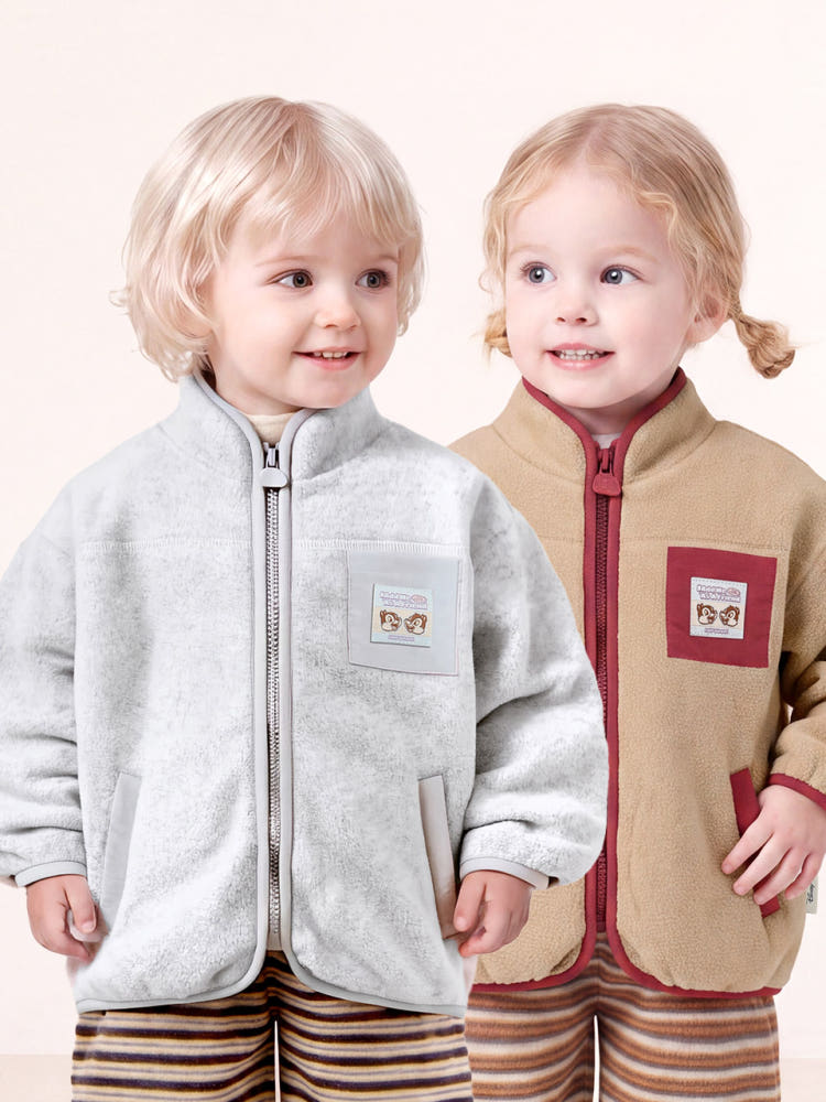 [Milk Mile] [Disney] Chip and Dale Giggle Powdery Polar Fleece Jumper