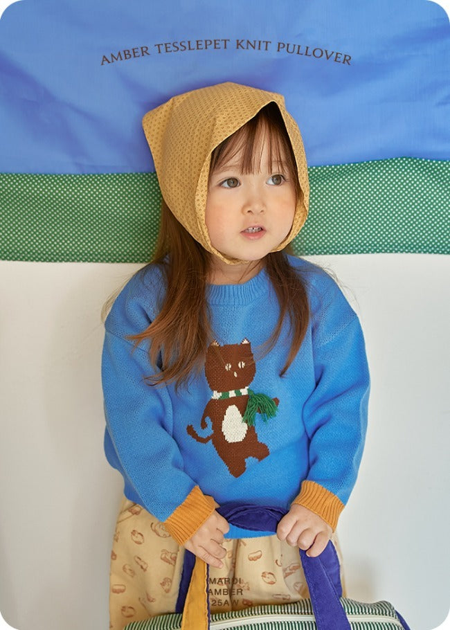 Amber Tassel Pet Knit Pullover