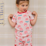 The petit lam short sleeve (24SS) Mesh Indoor Set