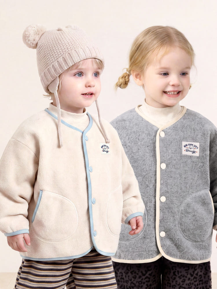 [Milk Mile] Powdery Polar Fleece Squirrel Jumper
