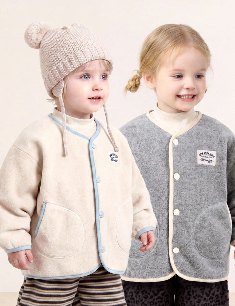 [Milk Mile] Powdery Polar Fleece Squirrel Jumper