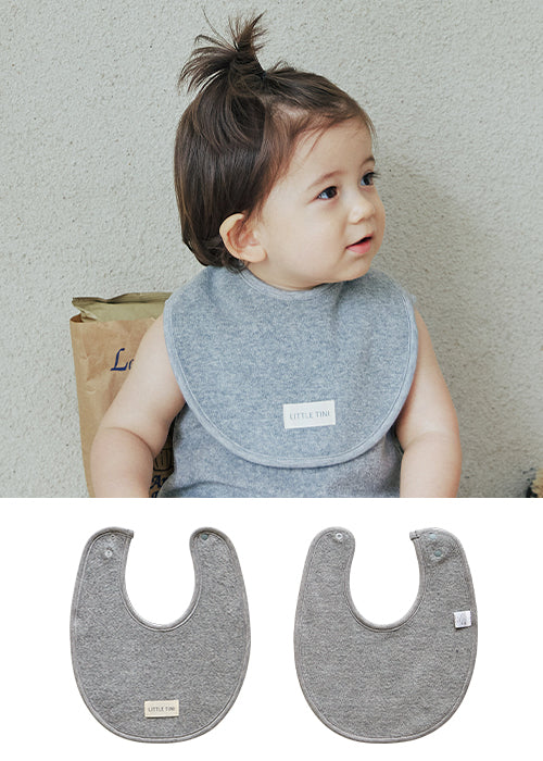 Terry bib grey