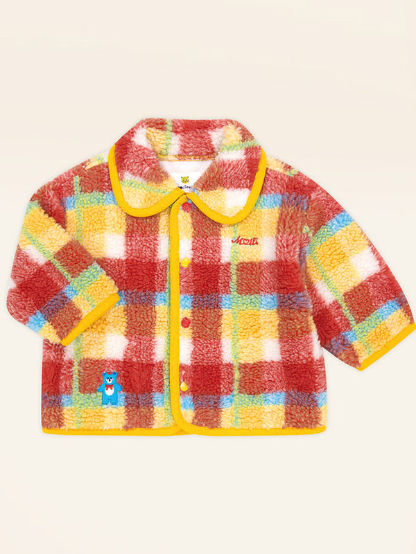 Colorful candy check dumble jacket