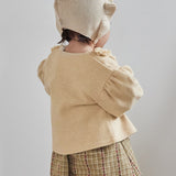 Pine cone Cardigan_Cream