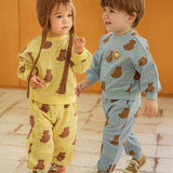 [Pimpollo] Gom Gom check upper and lower suit