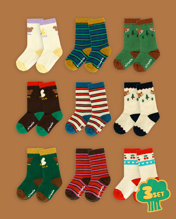 Harmony socks 3 types set (3 colors)