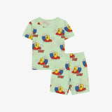 Tropical tight-fitting indoor wear mint