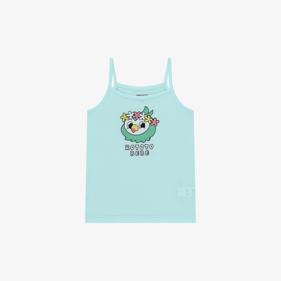 Tropical Girls' Sleeveless Top Mint