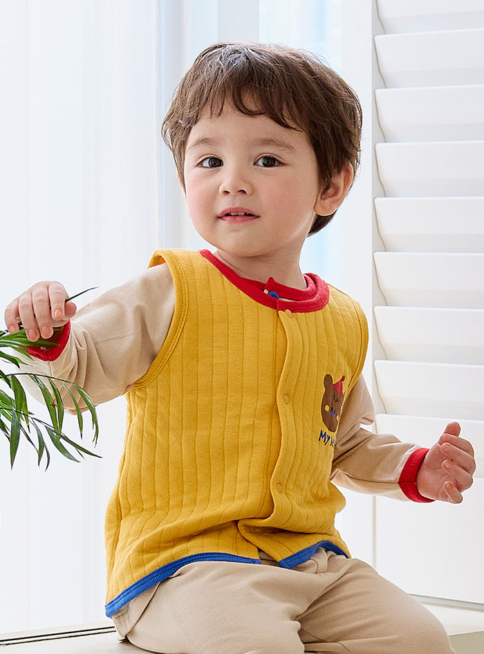 Mini Bear Vest Outer (Yellow)