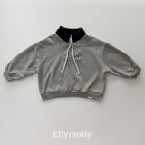 Elimoli 26 Autumn Two-Tone Harbor Sweatshirt S-JXL Namdaemun Children's Clothing Junior