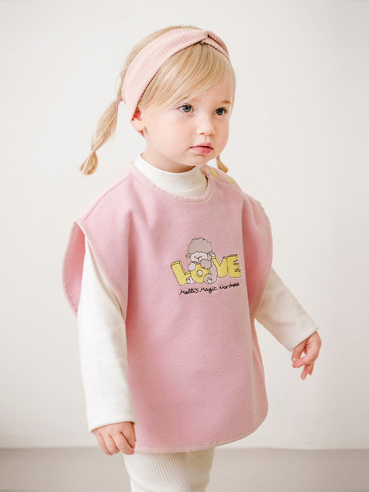 Love sheep cape sleep vest