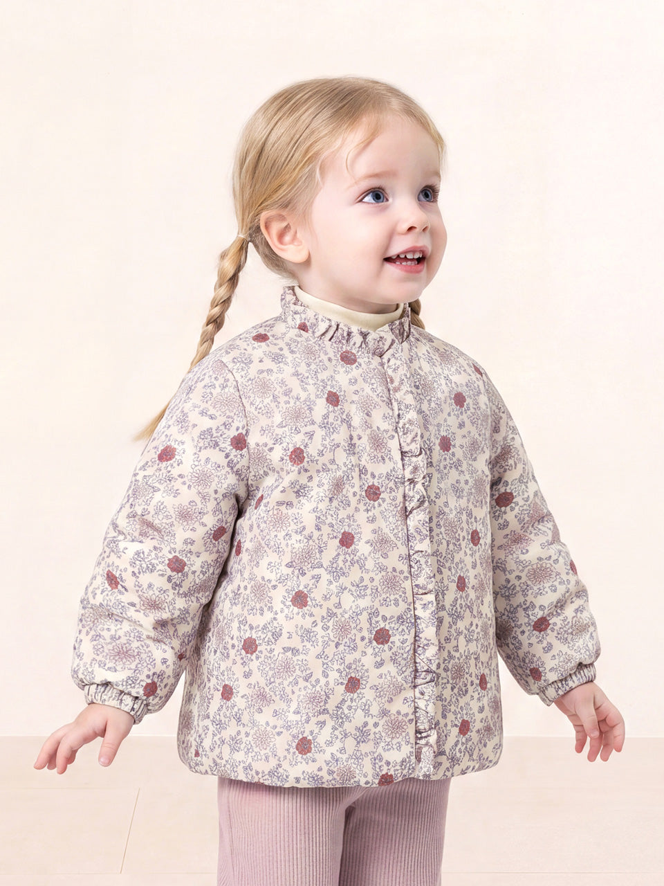 [Milk Mile] Rose de Flower Frill Jumper