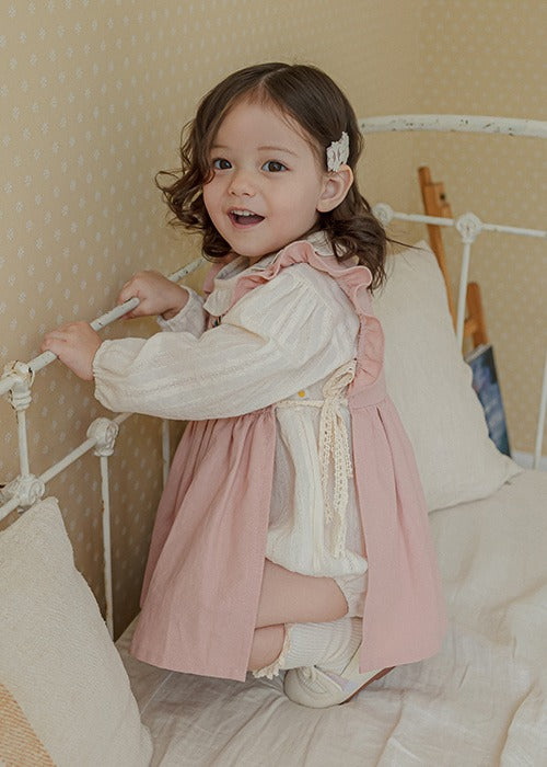 Leboni Apron One Piece_Pink