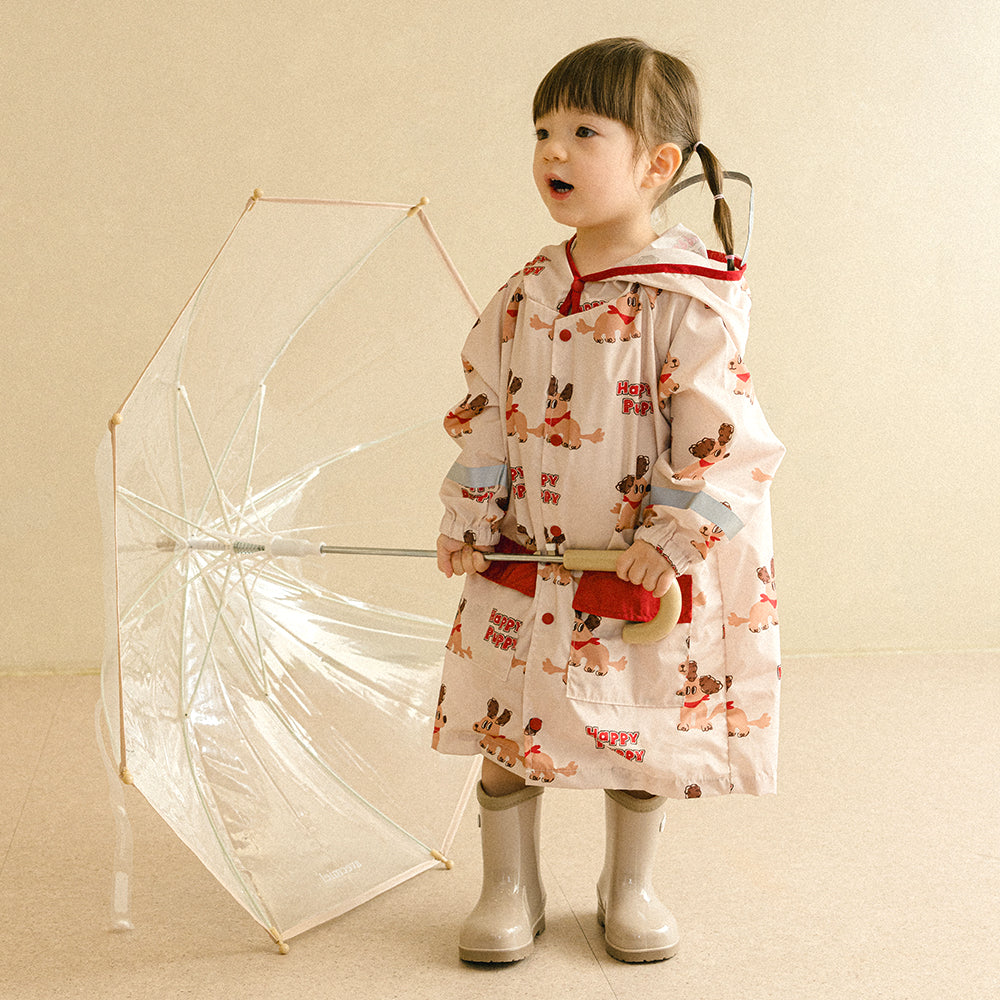 Luna Story Safety Reflective Strips Baby Toddler Raincoats