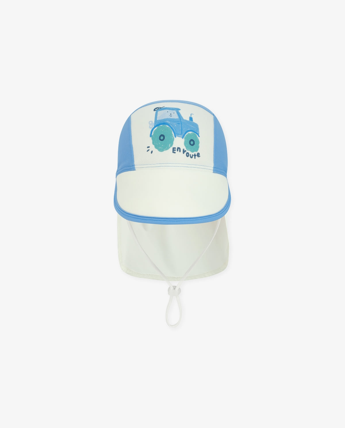 Check Point Rash Guard Hat Set Blue
