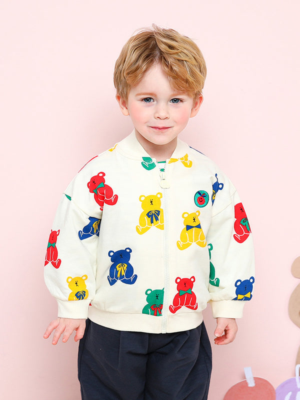 New Ribbon Bear Blouson Jumper