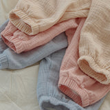 Essential natural cotton pants