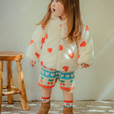 Welsh heart fur jumper Ivory