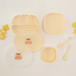 Dottodot Silicone Plate Set (Squirrel)