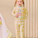 Piau Zip up rash guard swimsuit (flap cap set)