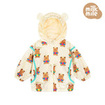 [Milk Mile] Sun-tanned Teddy Bear Hoodie Jumper