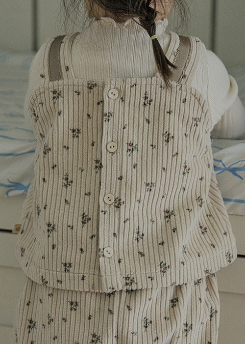 Erble Vest Set_Cream