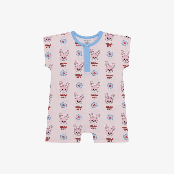 Cozy Summer Indoor Suit - Rabbit Pink