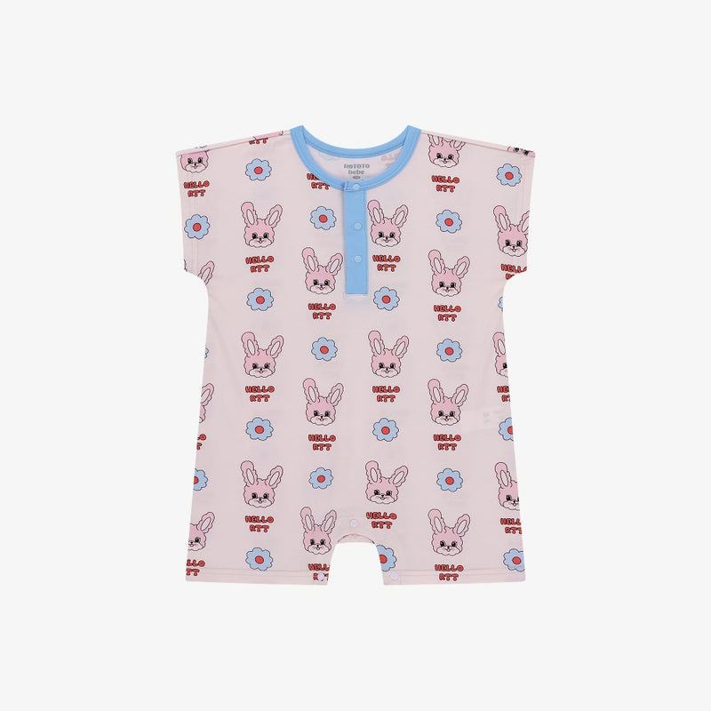 Cozy Summer Indoor Suit - Rabbit Pink